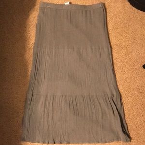 Long Grey Skirt